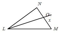 LO bisects ∠NLM, LM = 18, NO = 4, and LN = 10. What is the value of x?-example-1