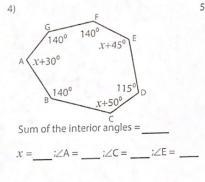 Find the missing angle for the irregular polygon. show your work.-example-1