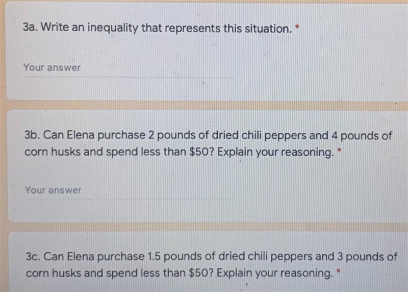 3. Elena is ordering dried chili peppers and corn husks for her cooking class. Chilipeppers-example-1