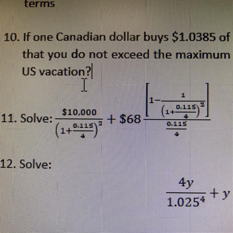 Does anyone know the solution to the 11th number sum? Thank you!-example-1