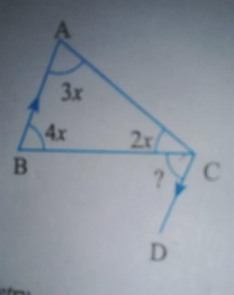 In the given figure, find the mesure of angle BCD-example-1