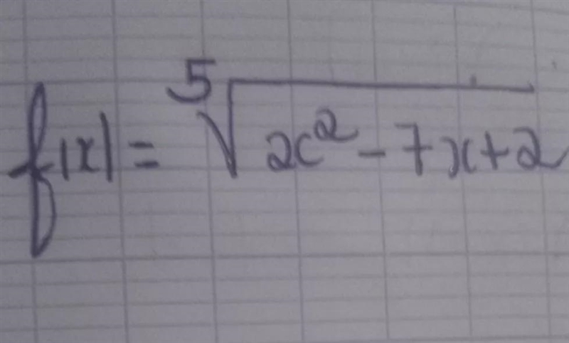 Find the domain of this without using the graphical method-example-1