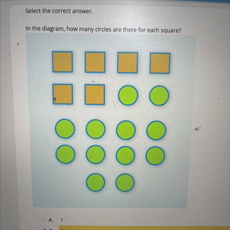 In the dining room how many circles are there for each square HELP-example-1