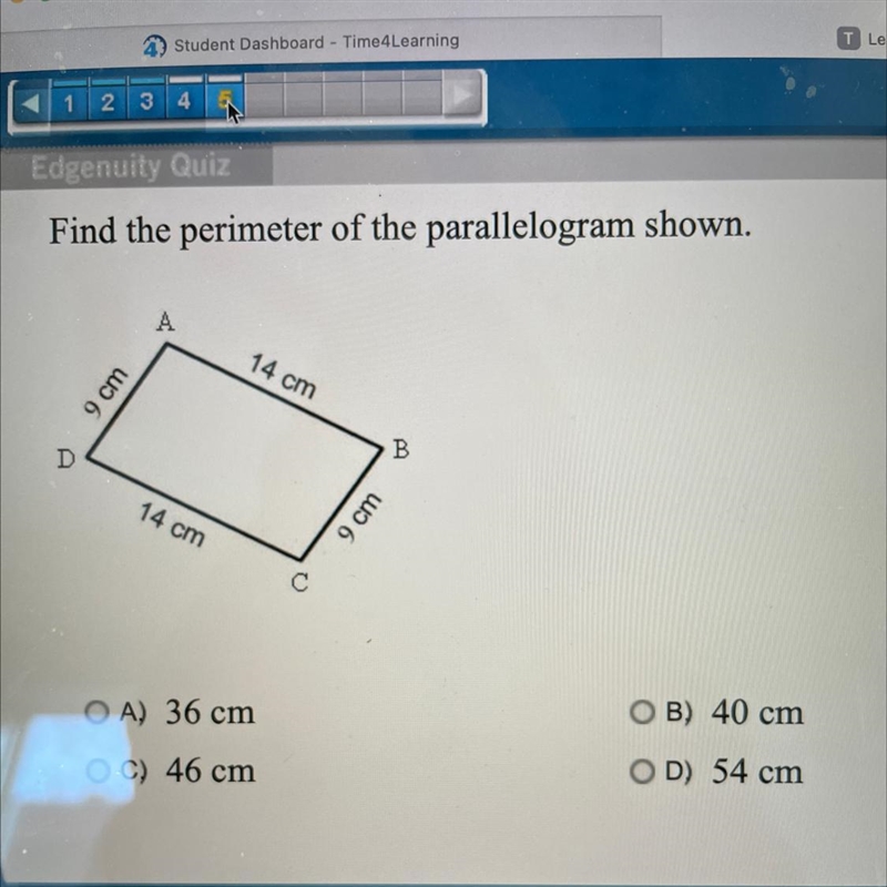 Find the perimeter of the parallelogram shown. PLEASE HELP-example-1