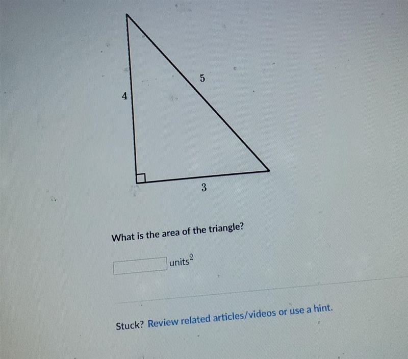 What is the area of the triangle​-example-1