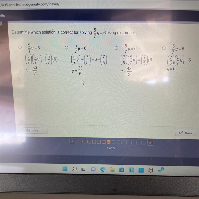 Determine which solution is correct for solving-example-1