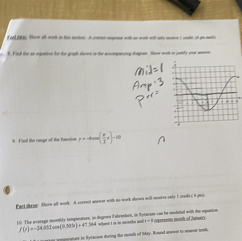 #8 help with algebra 2 question. That’s the only picture I have. I tried writing it-example-1