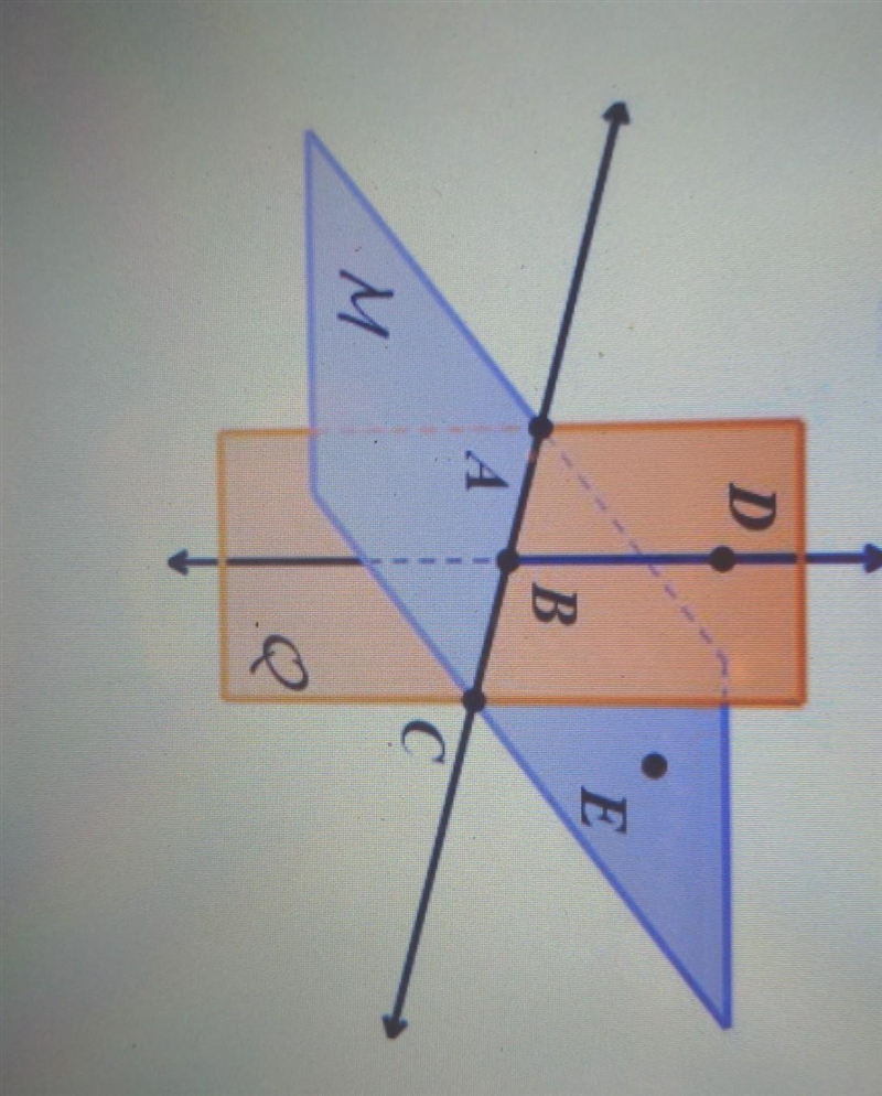 What are three non-collinear points, so I can write them down for my daughter for-example-1