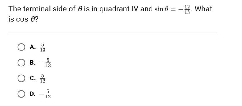 The terminal side of 0 is in quadrant IV and sin0 =-example-1