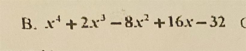 Hi, can you help me to solve this exercise, please!!For cach polynomial, LIST all-example-1