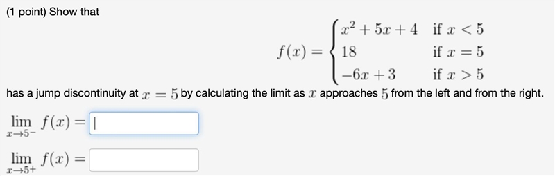 Find the value of these limits-example-1