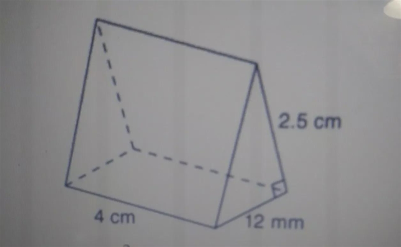 what is the value of B for the following triangular? Remember there are 10 mm in a-example-1