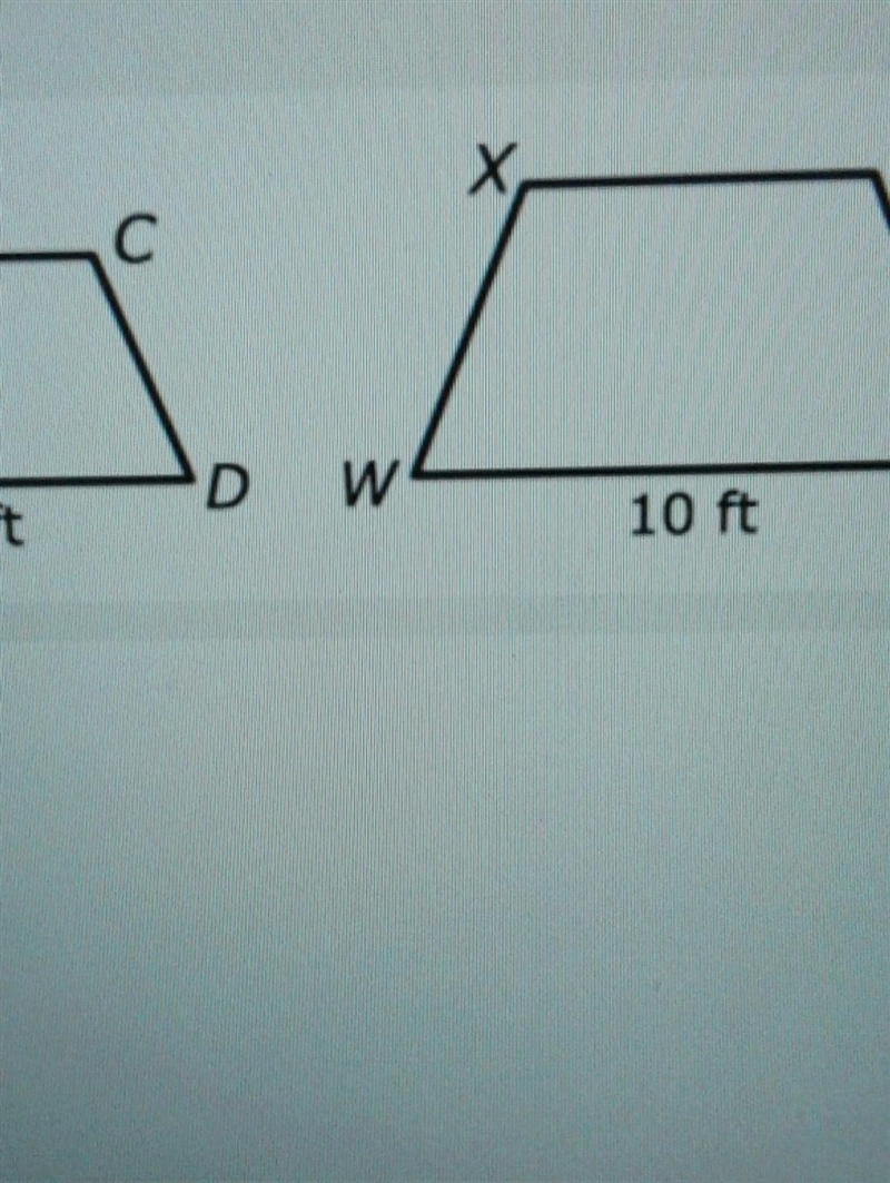 If trapezoid WXYZ is dilated to form trapezoid ABCD, what is the scale factor used-example-1