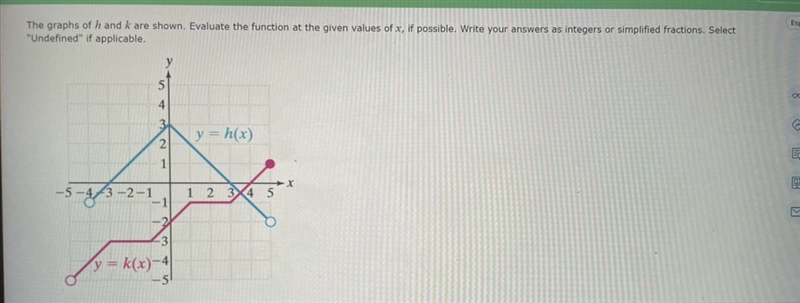 (h+k)(1) is (k-h)(4) is (k/h)(3) is (h•k)(0) is (k •h)(0) is (h•k)(3) is h(k(-2))-example-1