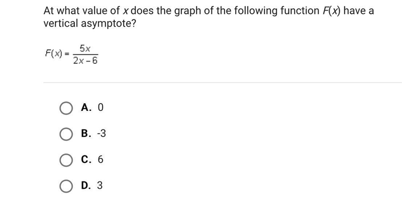 At what value of x does the graph of the following function F(x) have a vertical asymptote-example-1