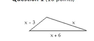 I need help to find the perimeter of this triangle-example-1