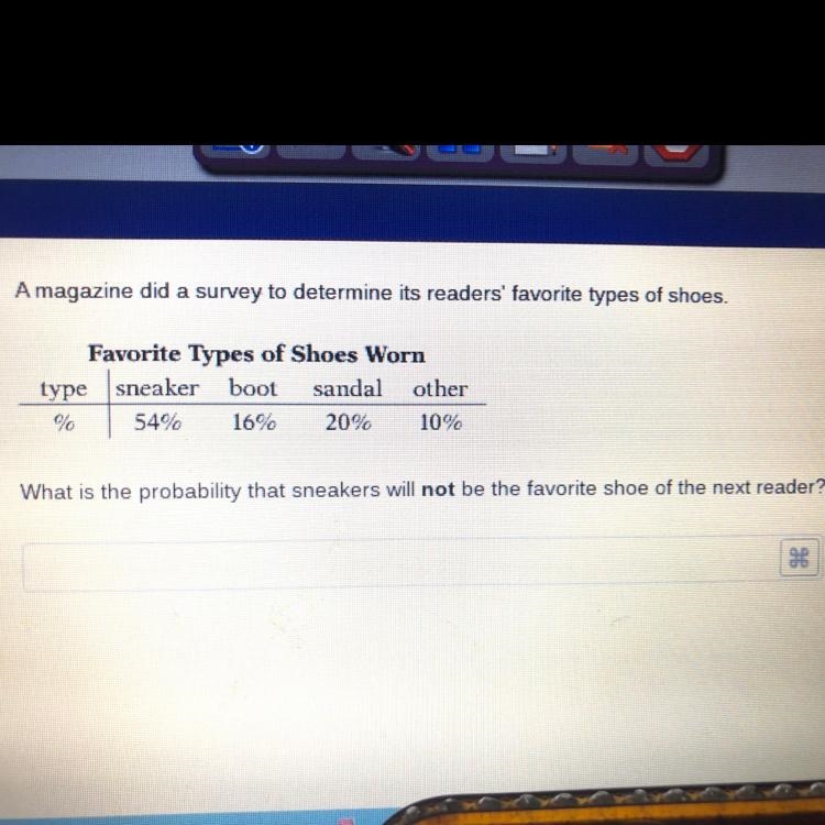 FIND THE INDICATED PROBABILITY A magazine did a survey to determine its readers favorite-example-1