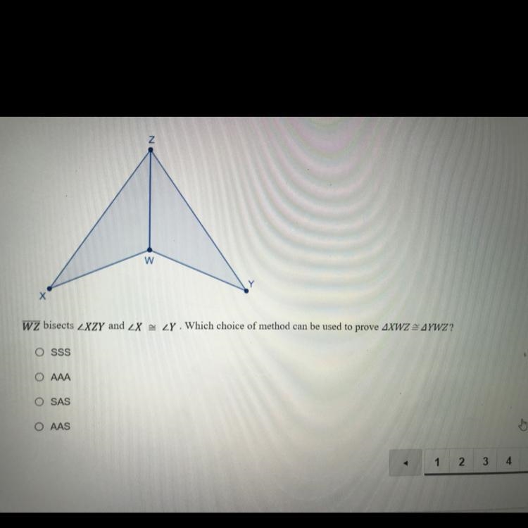 Which choice of method can be used to prove XWZ=YWZ-example-1