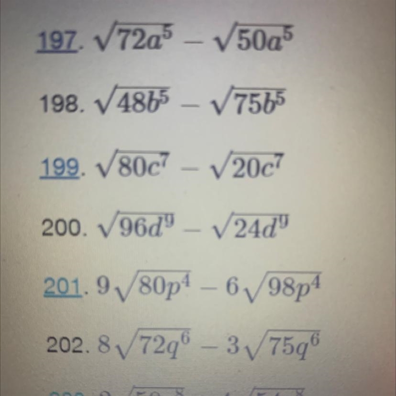 Add and subtract Square Roots that need Simplification Number 200-example-1