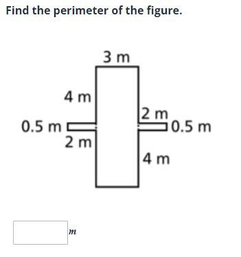 Find the perimeter of the figure.-example-1