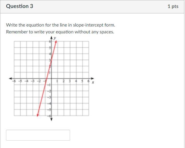 Write the equation for the line in slope-intercept form.-example-1