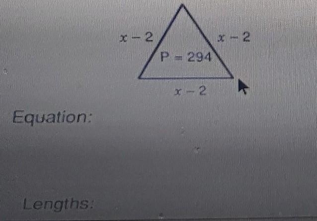 I need help and ty.In each problem, first write the equation for the perimeter of-example-1