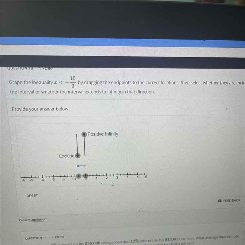 Graph the inequality x < - 10/3-example-1