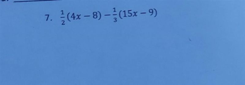 Like terms and distributive property simplify each expression by using the Distributive-example-1