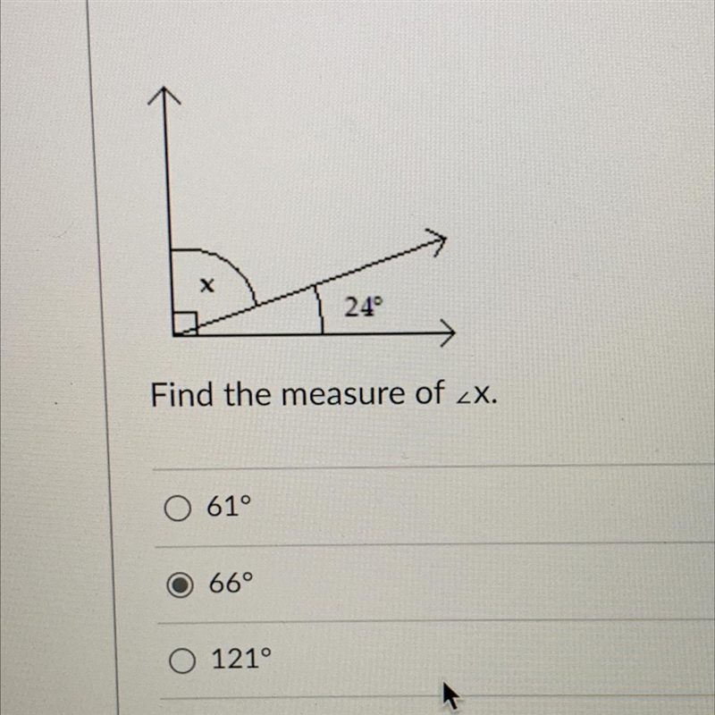 Find the measure of the indicated angle. Figure is not drawn to scale-example-1