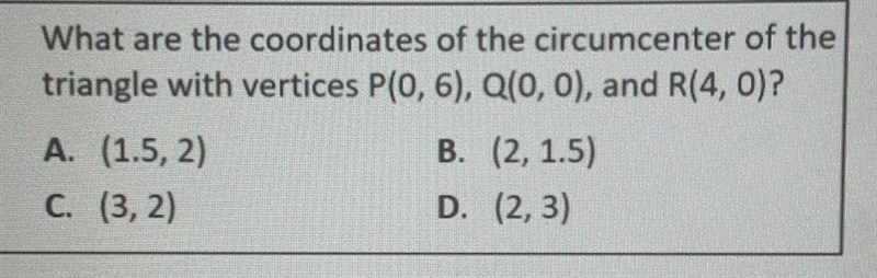 what are the coordinates of the circumcenter of the teiangle with vertices P ( 0,6 ), Q-example-1