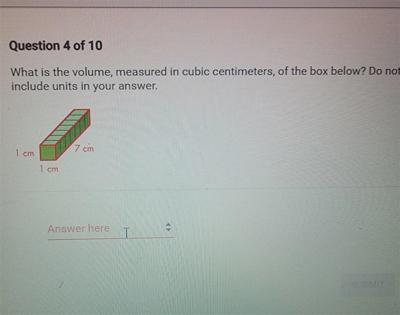 What is the volume measured inc ubic ventimeters pf the box below?-example-1