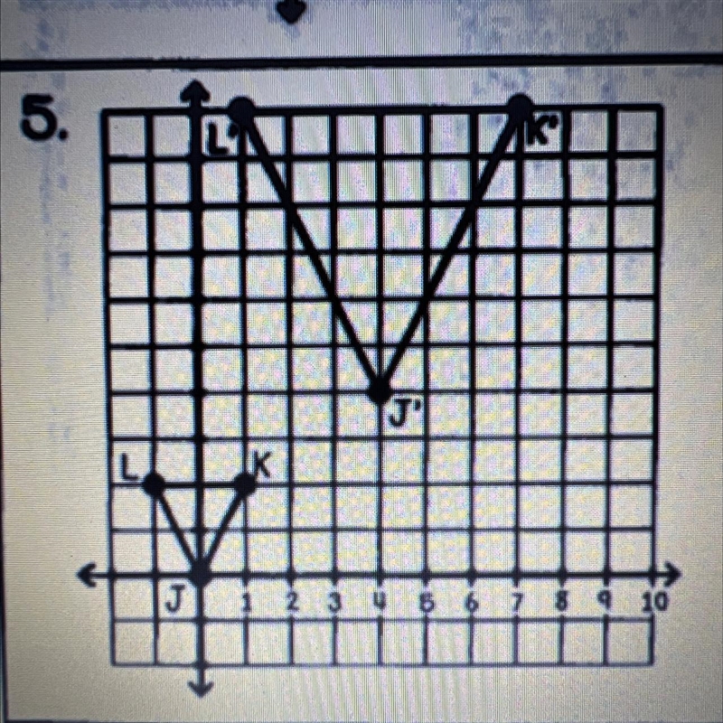 How to find the center and scale factor of #5?-example-1