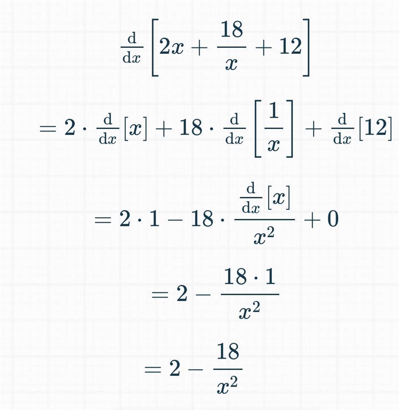 Why does the + 18 in step 2 become -18 in the working out below. Please explain in-example-1