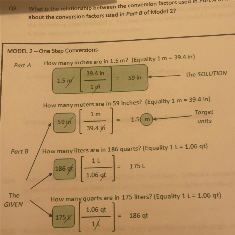 How can you determine from the question what your target unit is for your answer-example-1