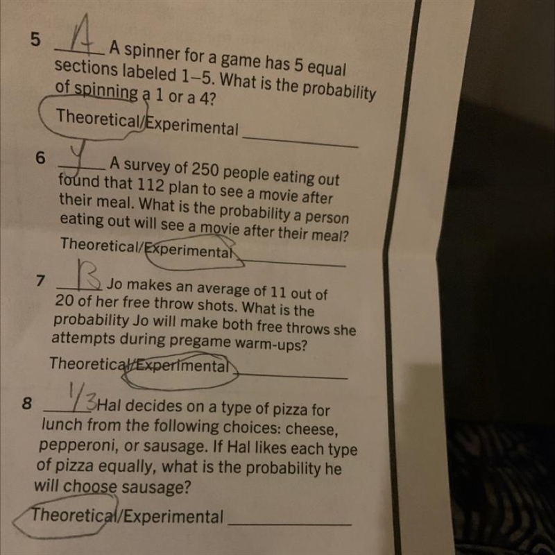 I need help with number 5 please I don’t really get this:):);):):): it probability-example-1