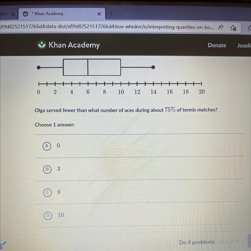 I need to know the percentage and the answer AB or C or D-example-1