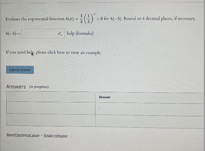 Evaluate the exponential function h(x)-+8 for h(-5). Round to 4 decimal places, if-example-1