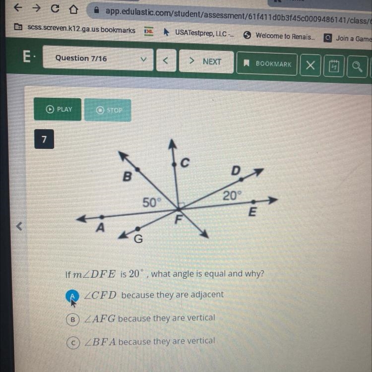 What is the measure of-example-1