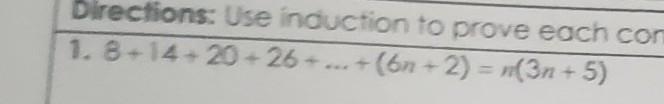 Is sais use induction to prove each conjecture is true for all positive n integers-example-1