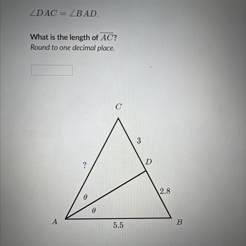 А ? Ө Ө C 5.5 3 D 2.8 B-example-1