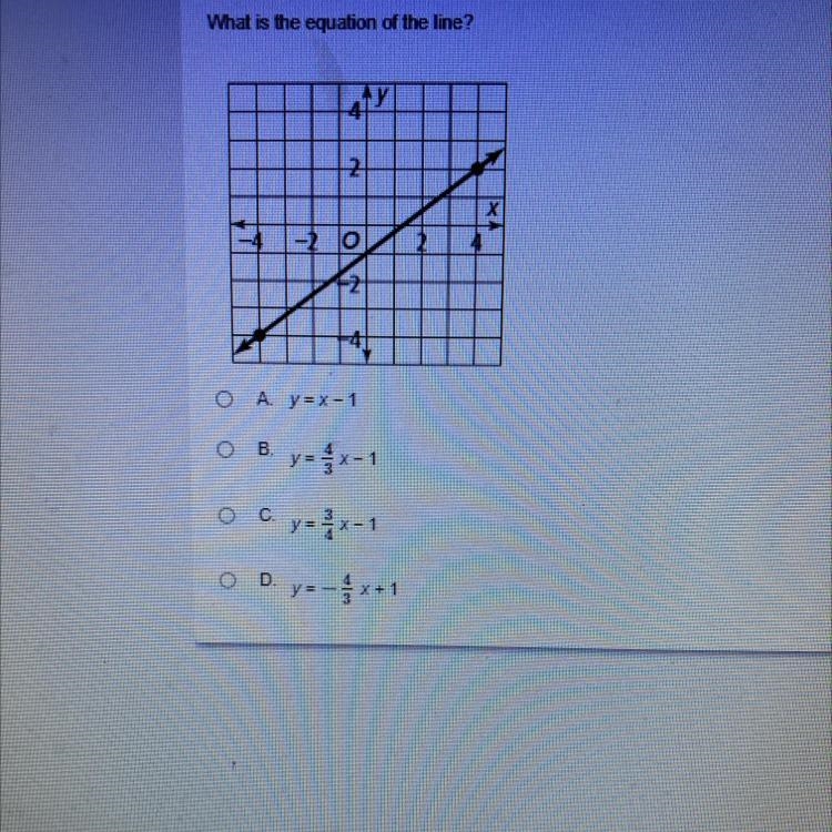 What is the equation of the line? Please-example-1