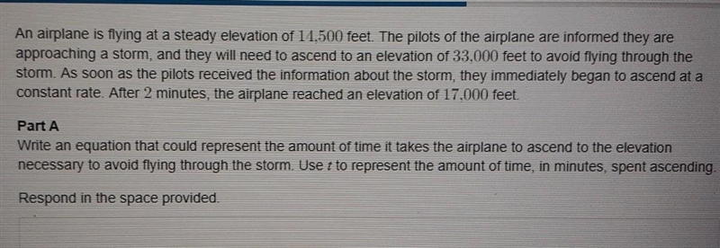 An airplane is flying at a steady elevation of 1 1,500 feet. The pilots of the airplane-example-1