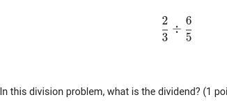 To find the quotient of two fractions, you first need to rewrite the division problem-example-1