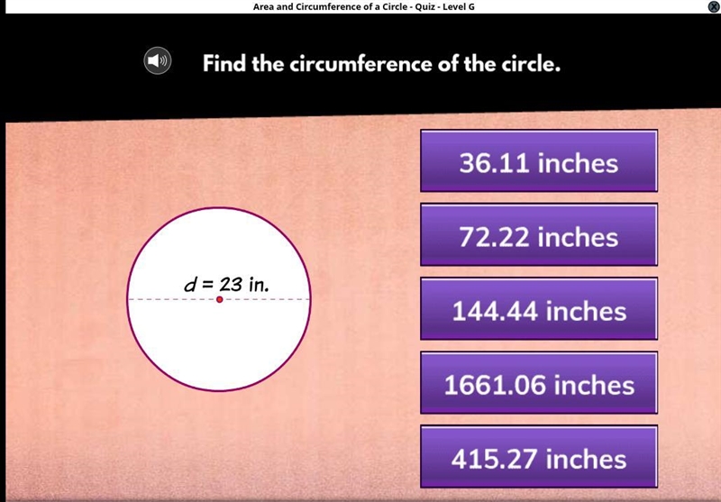 Find the circomference of the circle.-example-1