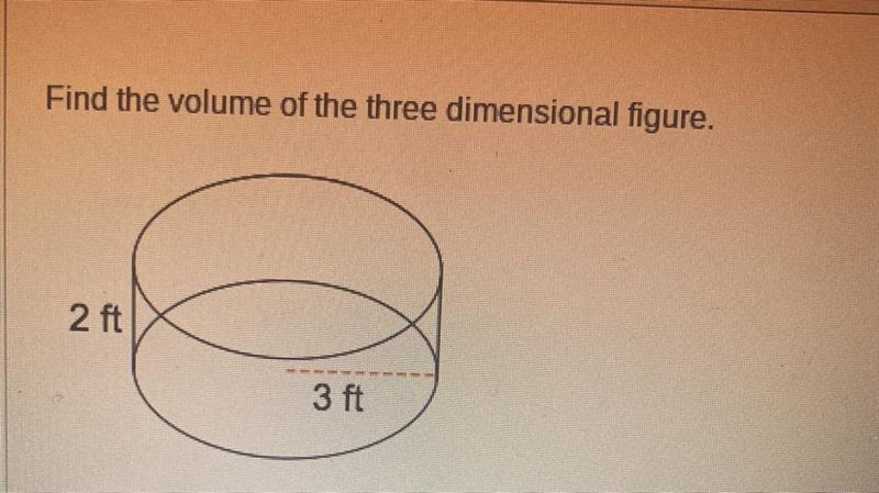 Find the volume of the three dimensional figure, please-example-1