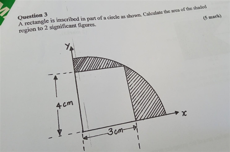 A square is inscribed in a quarter of a circle,calculate the quarter circle.​-example-1