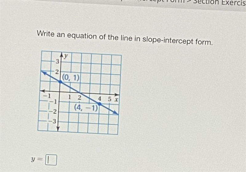 How would you find the slope and equation for this?-example-1