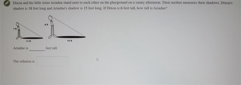If Dixon is 6 ft tall,, how tall is ariadne?-example-1