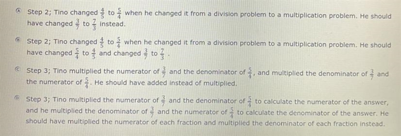 Tino evaluates the expression 3 = . His work is shown below.Step 1: 3 - 5Step 2: 3.5Step-example-1