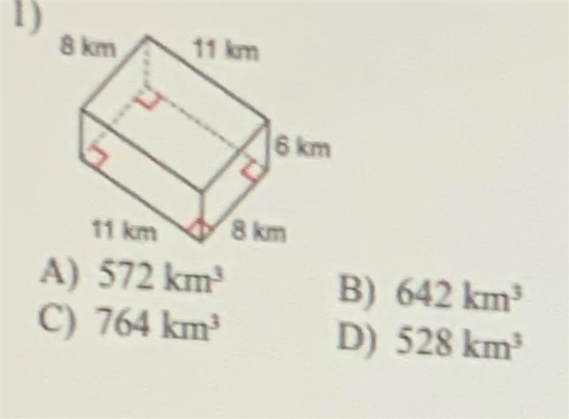 I need help finding the volume of this problem and rounding to the nearest whole.-example-1